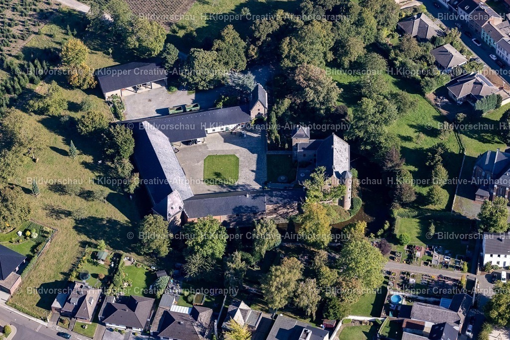 Lufbilder Dürboslar-5907 | Burganlage der Veste " Burg Dürboslar " an der Maarstraße, Burgstraße in Dürboslar i - Realisiert mit Pictrs.com