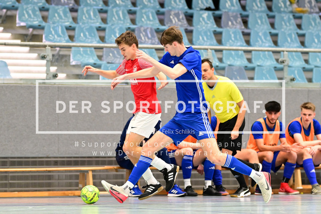 Futsal I A-Junioren I Saison 2023-2024 I NORDFV I Regionalmeisterschaft I SC Vorwärts Wacker - JFV Bremerhaven I 10.02.2024 I 31071 | Der Sportfotograf. - Realized with Pictrs.com