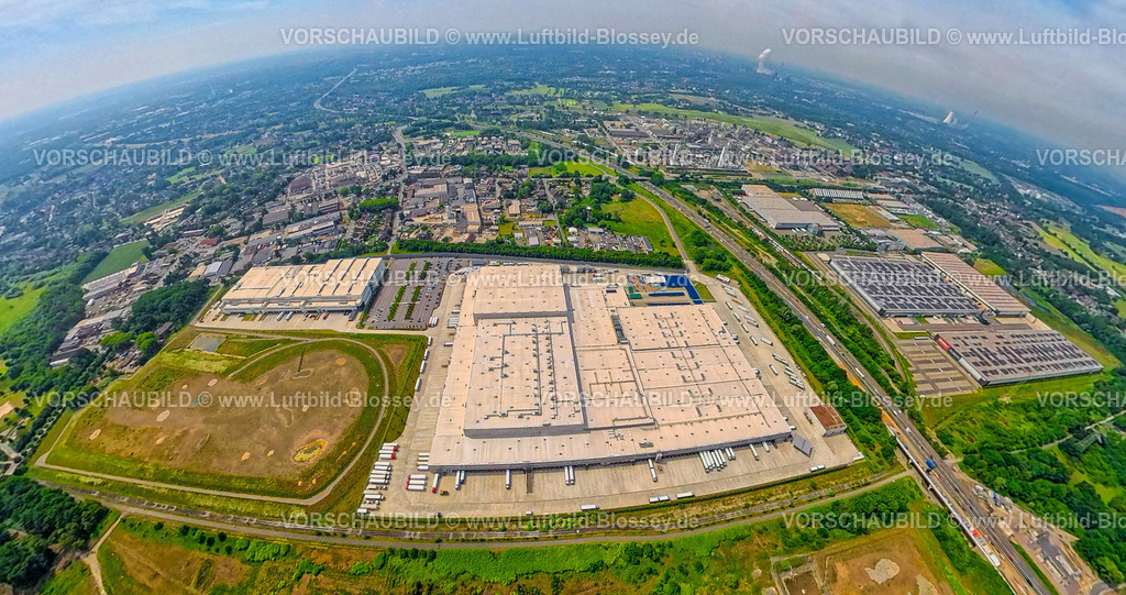 Oberhausen250590319EDEKA-Logistik | Luftbild, Luftbild, EDEKA Rhein-Ruhr Zentrallager, Picnic FCA Oberhausen GmbH E-Food-Lager, Baustelle Schwarze Heide, Gewerbepark Waldteich mit Lekkerland und Segro Logistics, Schwarze Heide, Oberhausen, Ruhrgebiet, Nordrhein-Westfalen, Deutschland