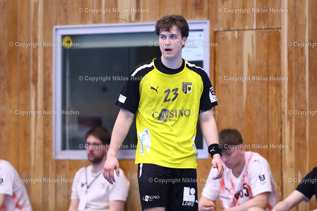 NH_TSVAltenholz_FuechseBerlinII_HandballMaenner3Liga_02052026 | #23 Nicolas Kahmke (TSV Altenholz)Handball I Herren I  3. Liga Männer - Staffel Nord-Ost I Saison 2025-2026 I 29. Spieltag I TSV Altenholz - Füchse Berlin Reinickendorf II I 02.05.2026 I Edgar-Meschkat-Halle