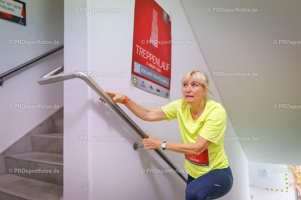 KölnTurm Treppenlauf; Köln, 03.08.2025 | Impressionen vom KölnTurm Treppenlauf am 03.08.2025 in Köln (Nordrhein-Westfalen). 