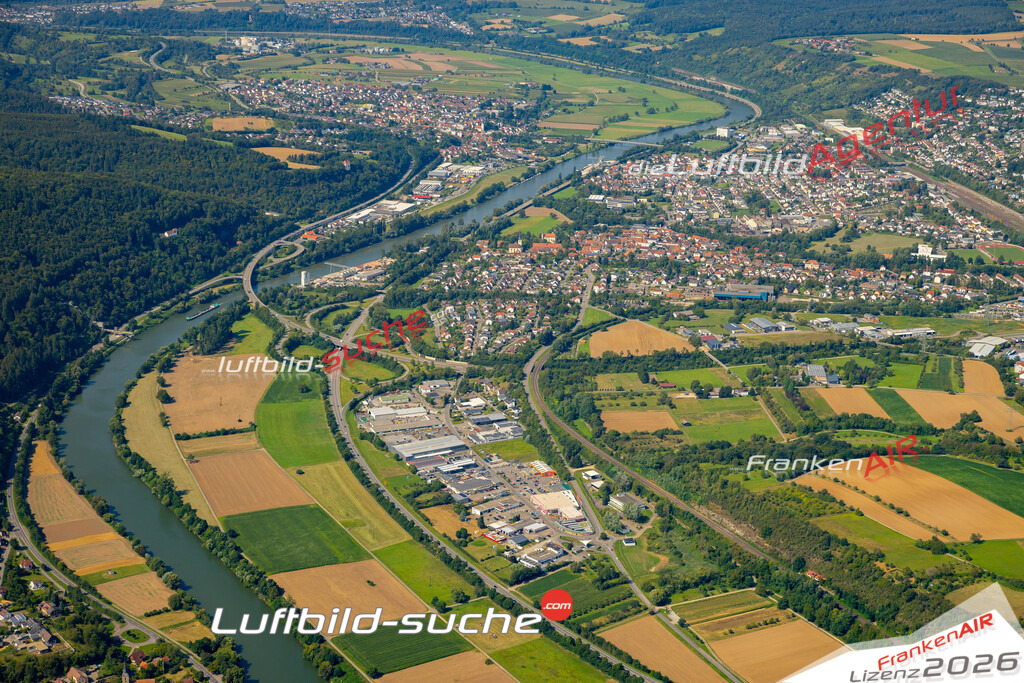 Das Luftbild zeigt : Neckarelz Mosbach - Die Luftaufnahme wurde 2024 vom UL-Flugzeug aus erstellt ( keine Drohne ) - Hochauflösende Luftaufnahme - Für grossformatige Ausdrucke geeignet. Die Geschenkidee !Mit Lizenz und Bildrechte bestellbar