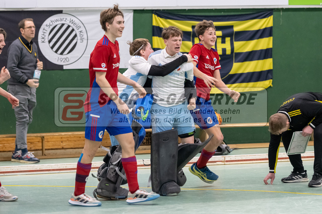 SFE_20230305_0077 | Deutsche Meisterschaft Männliche U16 Halle 2023 am 05.03.2023 in Köln (KTHC Stadion Rot-Weiss Köln Tennis and Hockey Club), Photo: Stephan Fehrmann 2022 (Sports-Gallery)