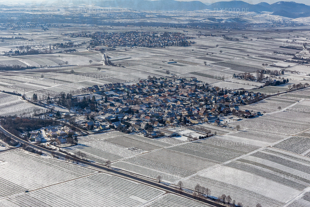 Winterluftbild im Schnee | Luftbild: Winterluftbild im Schnee in Walsheim im Bundesland Rheinland-Pfalz in Deutschland. Foto: IMG_124682.jpg vom 11.02.2021 durch ©2025 Werner Riehm fly-foto.de/copyright - Realisiert mit Pictrs.com