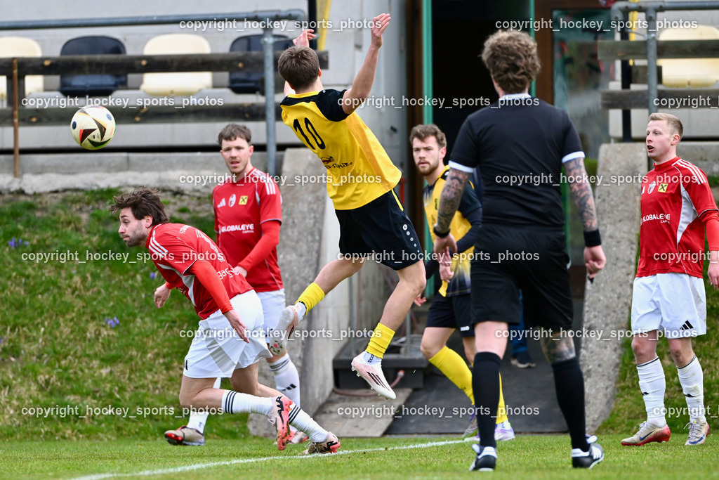 SV Arnoldstein vs. FC Union Sillian-Heinfels | #10 Ben Georg Kreuzer SV Arnoldstein, #11 Pascal Brandstätter FC Sillian, #16 Benjamin Fürhapter FC Sillian, #14 Gal Primo FC Sillian, SV Arnoldstein vs. FC Union Sillian-Heinfels, SV Arnoldstein vs. FC Union Sillian-Heinfels am 29.03.2026 in Arnoldstein (Waldparkstadion Arnoldstein), Austria, (Photo by Bernd Stefan)