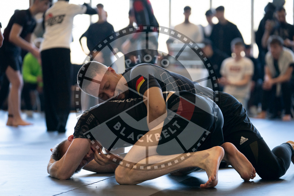 20240309PBB5761 | Fighters compete during the International Luta Livre (ILLCS) Spring Championship in Hannover, Germany, on March 9, 2024.