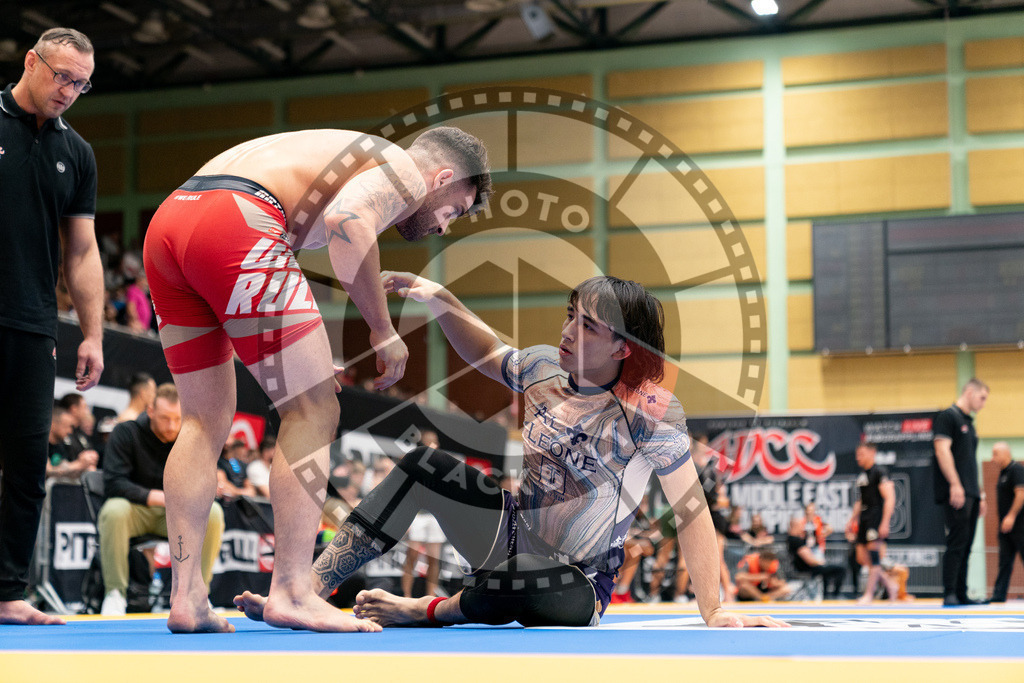 20230916PBB5936 | Fighters compete during the grappling tournement ADCC Trials (European, Middle East and African Championship) in Warsaw, Poland, on September 16, 2023.