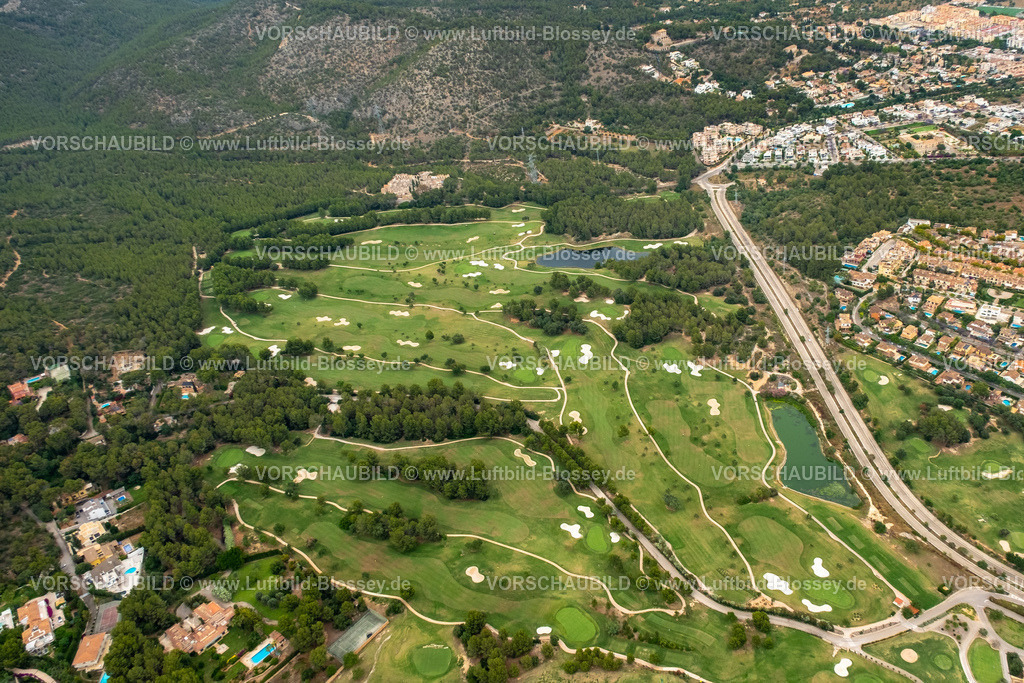 Mallorca230600032N | Luftbild, Golfplatz Golf de Son Quint, Palma, Balearen, Mallorca, Balearische Inseln, Spanien
