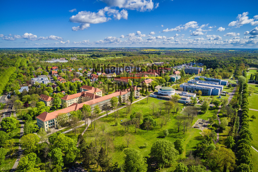 Luftbild Magdeburg Campus Hochschule Stendal-0037 | Campus der Fachhochschule Magdeburg-Stendal in der Breidscheidstraße, Herrenkrug - Realisiert mit Pictrs.com