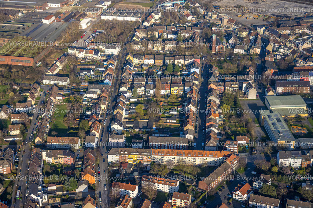 Hamm240305535 | Luftbild, Wohngebiet um Vorheider Weg und Steinstraße, Mitte, Hamm, Ruhrgebiet, Nordrhein-Westfalen, Deutschland