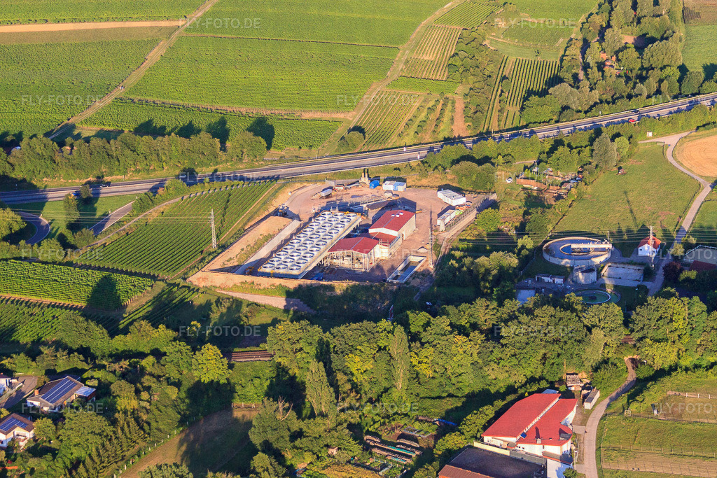 Geothermieanlage der Pfalzwerke geofuture GmbH bei Insheim an der A65 | Luftbild: Geothermieanlage der Pfalzwerke geofuture GmbH bei Insheim an der A65 in Insheim im Bundesland Rheinland-Pfalz in Deutschland. Foto: IMG_51074.jpg vom 22.07.2012 durch Werner Riehm/FLY-FOTO.de - Realisiert mit Pictrs.com