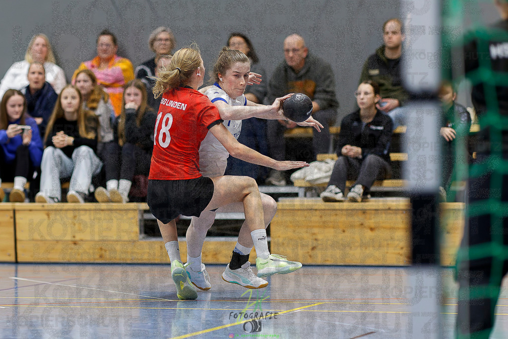 Frauen 2. Bezirksklasse; SG Rechtenbach - HSG Linden II | Frauen 2. Bezirksklasse; SG Rechtenbach - HSG Linden II am 16.11.2025 in Rechtenbach (Sporthalle Rechtenbach)Photo © 2025 - Jörg Heinrich - Realisiert mit Pictrs.com