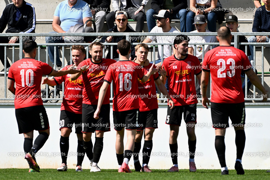 SC Landskron vs. SV Falle Maria Gail | #12 Martin Krampl SV Maria Gail, #11 Philipp Stotz SV Maria Gail, Jubel SV Maria Gail, #20 Florian Uggowitzer SV Maria Gail, #7 Jonas Reithofer SV Maria Gail, #5 Daris Omanovic SV Maria Gail, #23 Klemen Velic SV Maria Gail, #16 Andrija Stoimenov SV Maria Gail, #11 Philipp Stotz SV Maria Gail, SC Landskron vs. SV Falle Maria Gail, SC Landskron vs. SV Falle Maria Gail am 17.05.2026 in Villach (Sportanlage Landskron), Austria, (Photo by Bernd Stefan)
