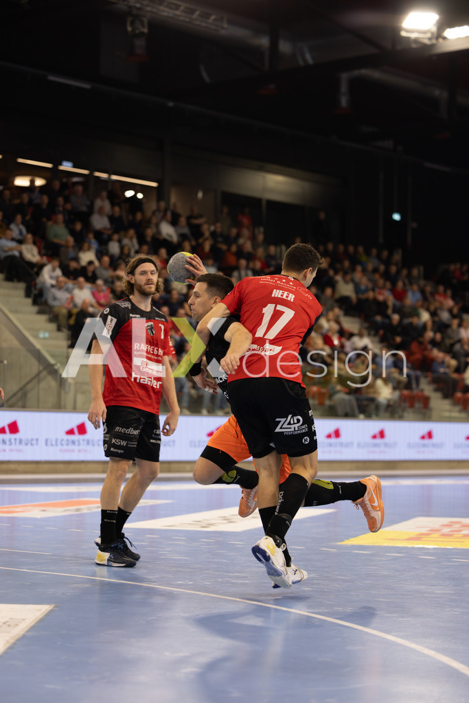 Handballen I Herren I Saison 2025-2026 I Quickline Handball League 2026 | Men I 18. Spieltag I Pfade Winterthur - Kadetten Schaffhausen I 20.12.2025 | 10 Josip Perić (Kadetten Schaffhausen) - Rückraum mitte - Realisiert mit Pictrs.com