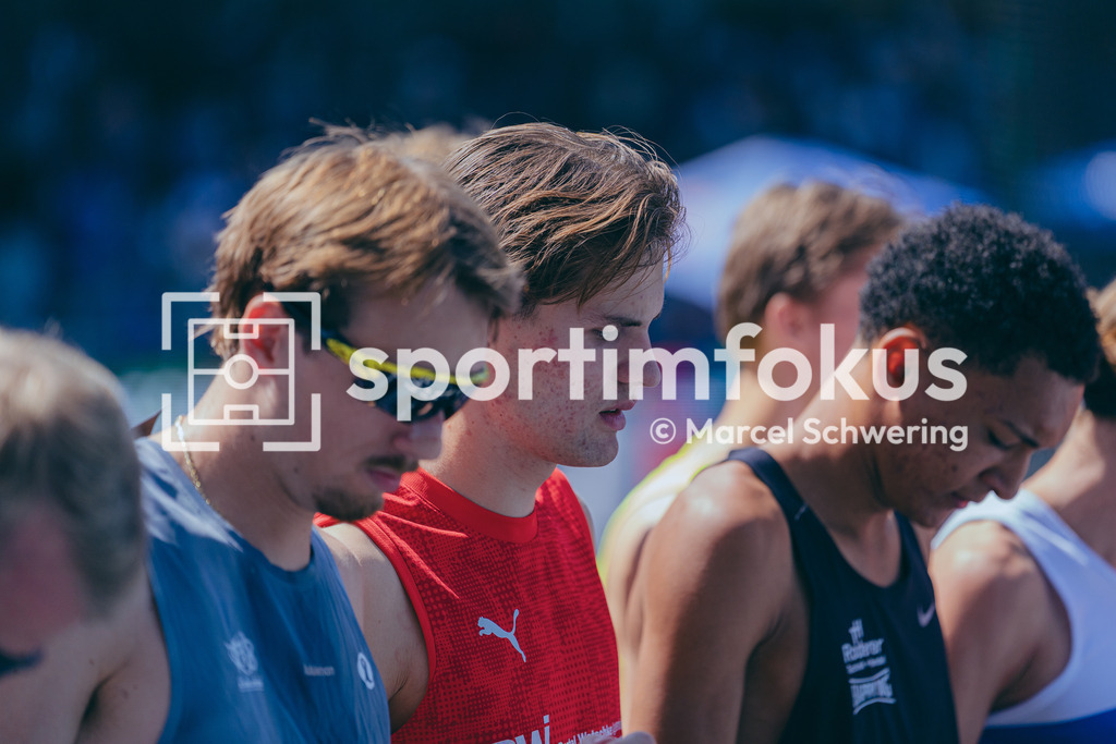 Deutsche Meisterschaften der Frauen und Männer 2026 | Tim Kalies, LG Braunschweig, 1500-Meter-Lauf, Halbfinale, Deutsche Meisterschaften der Frauen und Männer 2026, Lohrheidestadion Bochum-Wattenscheid, 25.07.2026. Foto: Marcel Schwering / sportimfokus - Realisiert mit Pictrs.com