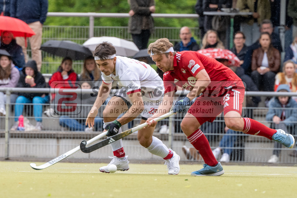 SFE_20250524_0062 | Köln, Deutschland, 24.05.2025:  Hockey 1. Bundesliga Herren Rot-Weiss Köln - Mannheimer THC im KTHC Stadion Rot-Weiss Köln Tennis and Hockey Club am 24.05.2025 in Köln, Deutschland. (Foto von Stephan Fehrmann)Köln, Germany, 24.05.2025: Hockey 1. Bundesliga Herren Rot-Weiss Köln - Mannheimer THC in KTHC Stadion Rot-Weiss Köln Tennis and Hockey Club at 24.05.2025 in Köln, Deutschland. (Foto from Stephan Fehrmann)