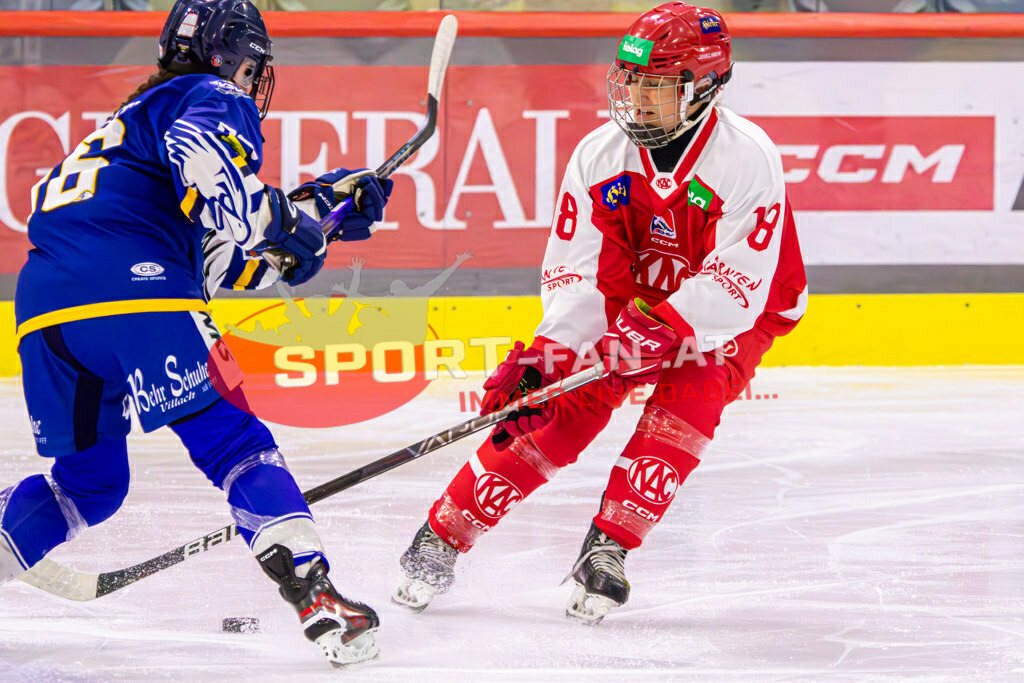Eishockey DEBL 2023/24 | Eishockey DEBL 2023/24, KAC Frauen - Villach Lady Hawks am 27.09.2023 in Klagenfurt (Heidi Horten Arena), Austria, (Photo by Ernst Krawagner sport-fan.at) - Realisiert mit Pictrs.com