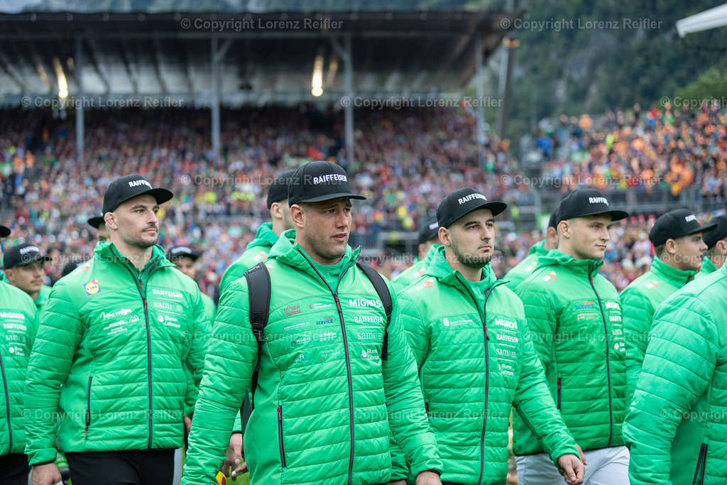 Schwingen -  ESAF 2025 Samstag Einmarsch | Mollis, 30.8.25, Schwingen - ESAF Samstag.