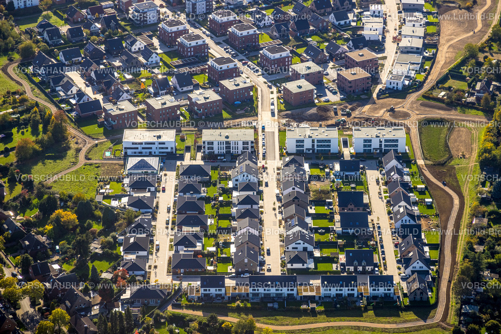 Kamp-Lintfort221004423 | Luftbild, Neubau Wohngebiet Walkenriedstraße, Kamperbruch, Kamp-Lintfort, Niederrhein, Ruhrgebiet, Nordrhein-Westfalen, Deutschland