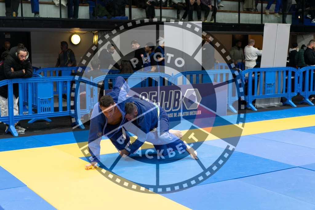 20240119PBB2552 | Fighters compete during the IBJJF European Championship in Paris, France, on January 19, 2024.