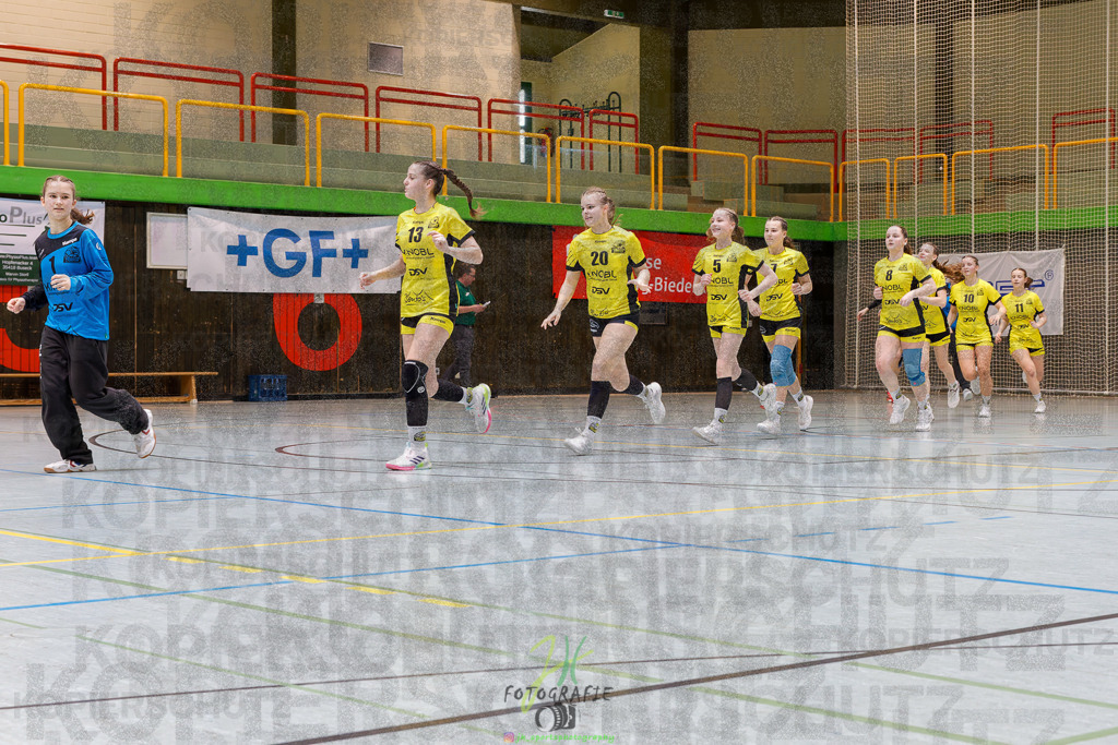 Hessenmeisterschaft wJC - Finale; HSG Kleenheim - HSG Weiterstadt/ Braunsh.Worf. | Hessenmeisterschaft wJC - Finale; HSG Kleenheim - HSG Weiterstadt/ Braunsh.Worf. am 22.03.2025 in Biedenkopf (Sporthalle Lahntalschule)Photo © 2025 - Jörg Heinrich - Realisiert mit Pictrs.com