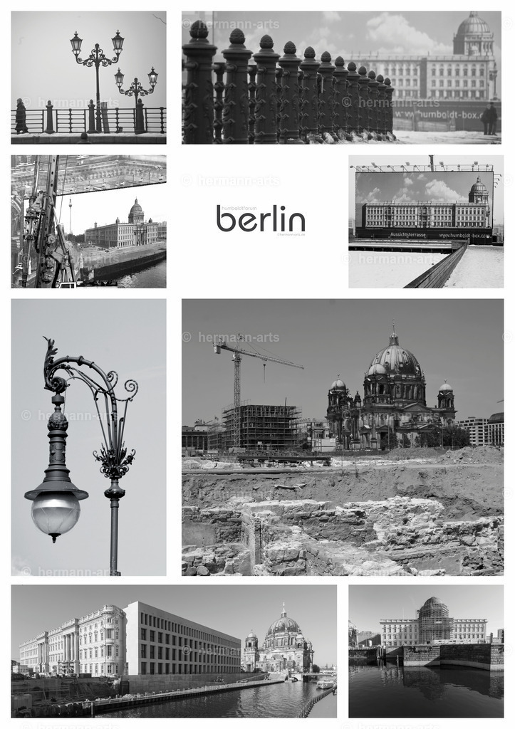Collage_Berlin_Humboldt | Photo Foto Kunst Art schwarzweiss Bilder Rheine Münster Berlin Blumen 