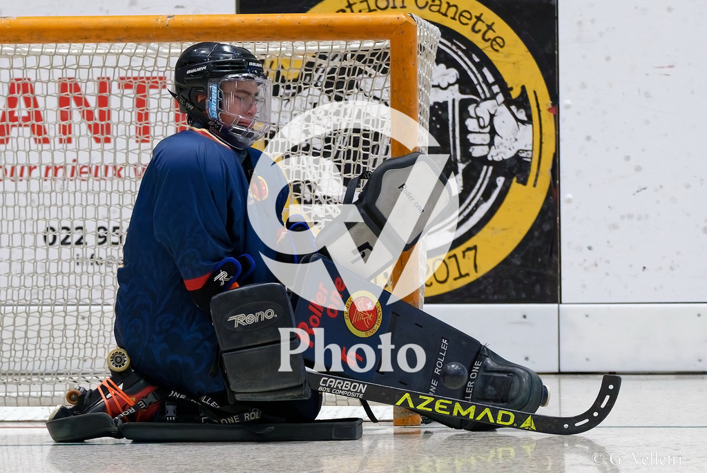 U17  - Geneve RHC B v Geneve RHC A  |  during the U17  match between Geneve RHC B and Geneve RHC A  at Centre sportif de la queue d'arve in Geneve, Switzerland