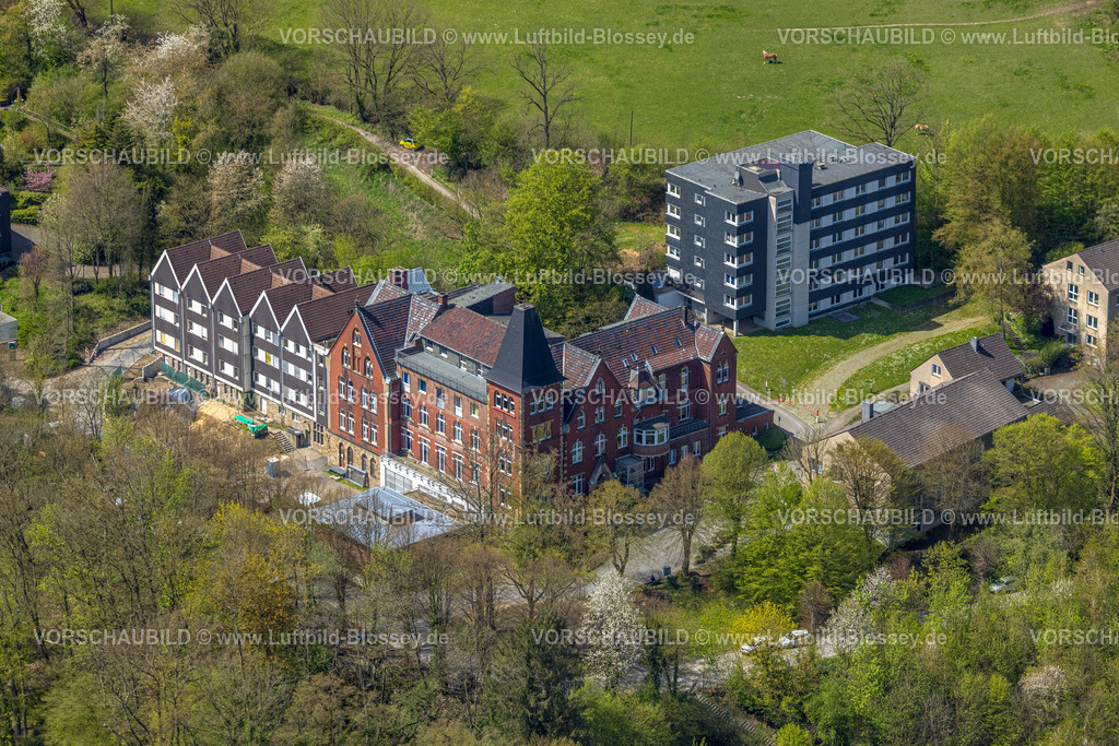Velbert230407220Langenberg | Luftbild, Fachklinik Langenberg, Velbert, Ruhrgebiet, Nordrhein-Westfalen, Deutschland
