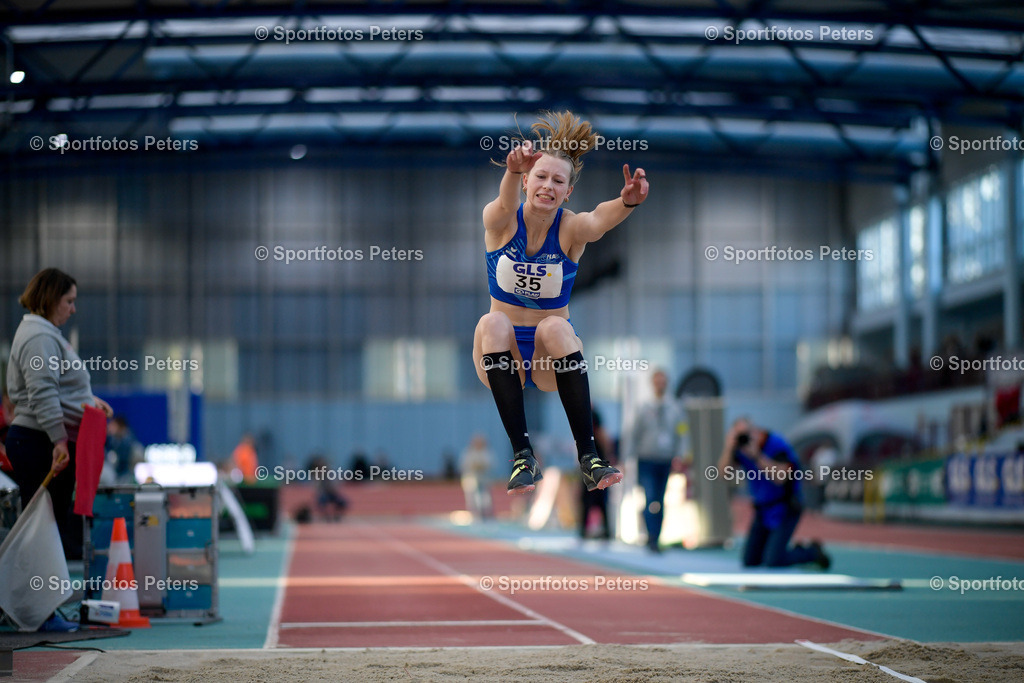 250208_xkaix_DM Mehrkampf_64 | 08.02.2025, xkaix, Leichtathletik 20. Deutsche Meisterschaften, Mehrkampf Halle v.l. Hannah Luckmann (1. LAV Rostock) - Realisiert mit Pictrs.com