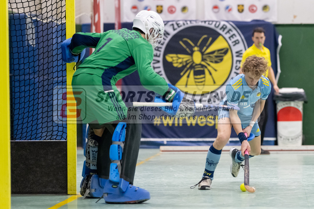 SFE_20230305_0082 | Deutsche Meisterschaft Männliche U16 Halle 2023 am 05.03.2023 in Köln (KTHC Stadion Rot-Weiss Köln Tennis and Hockey Club), Photo: Stephan Fehrmann 2022 (Sports-Gallery)