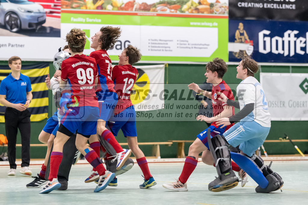 SFE_20230305_0070 | Deutsche Meisterschaft Männliche U16 Halle 2023 am 05.03.2023 in Köln (KTHC Stadion Rot-Weiss Köln Tennis and Hockey Club), Photo: Stephan Fehrmann 2022 (Sports-Gallery)