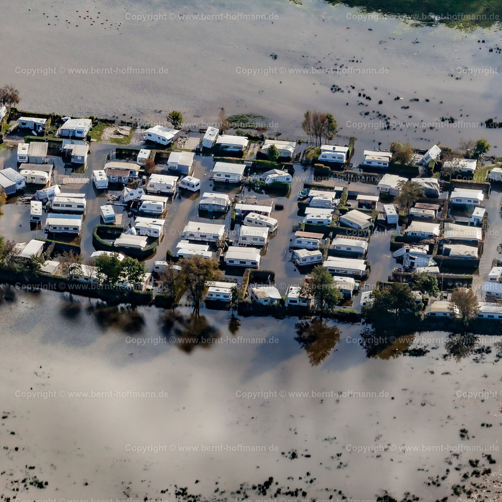 PLB_6395modct3_Camping_Damp-Sued | LUFTBILD. Campingplatz  " Dorotheenthal " vom Ostseesturm überflutet. - Realisiert mit Pictrs.com