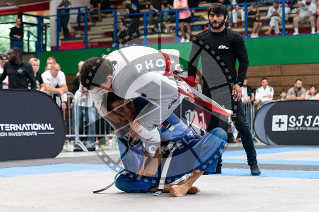 20230826PBB55724 | Fighters compete during the AJP INTLPRO BJJ and grappling competition in Hamburg, Germany, on August 26 2023.