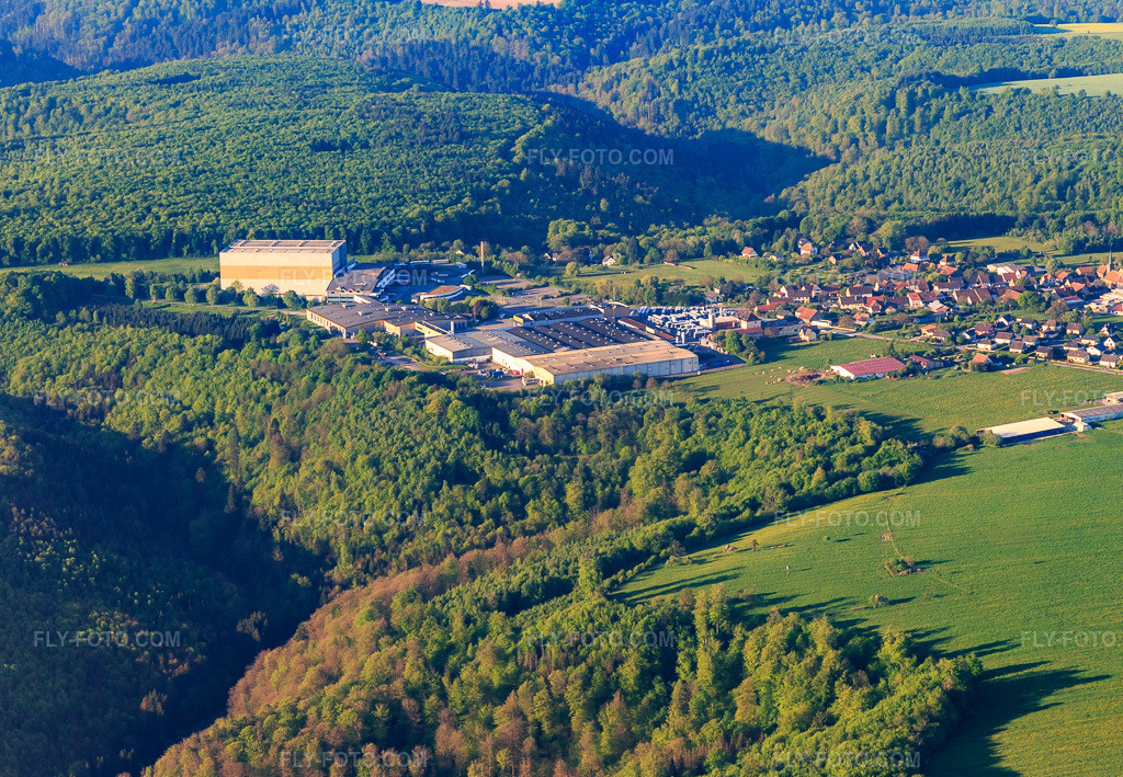Aerial view: Louis Eschenauer winery and Les Grands Chais de in Petersbach in the state Bas-Rhin, France.Photo: IMG_145924.jpg taken on 05/01/2025 by Werner Riehm/FLY-FOTO.comResolution of the original: 5036 x 3487 pxLOUIS-ESCHENAUER.COM