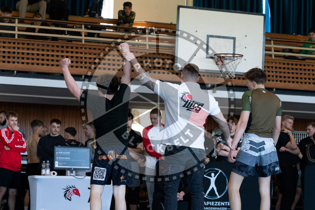 20250329PBB3208 | Fighters compete during the International Luta Livre (ILLCS) Germany IX Spring 2025 Competition spring on March 29, 2025 in Hannover, Germany.© Chiara Dazi