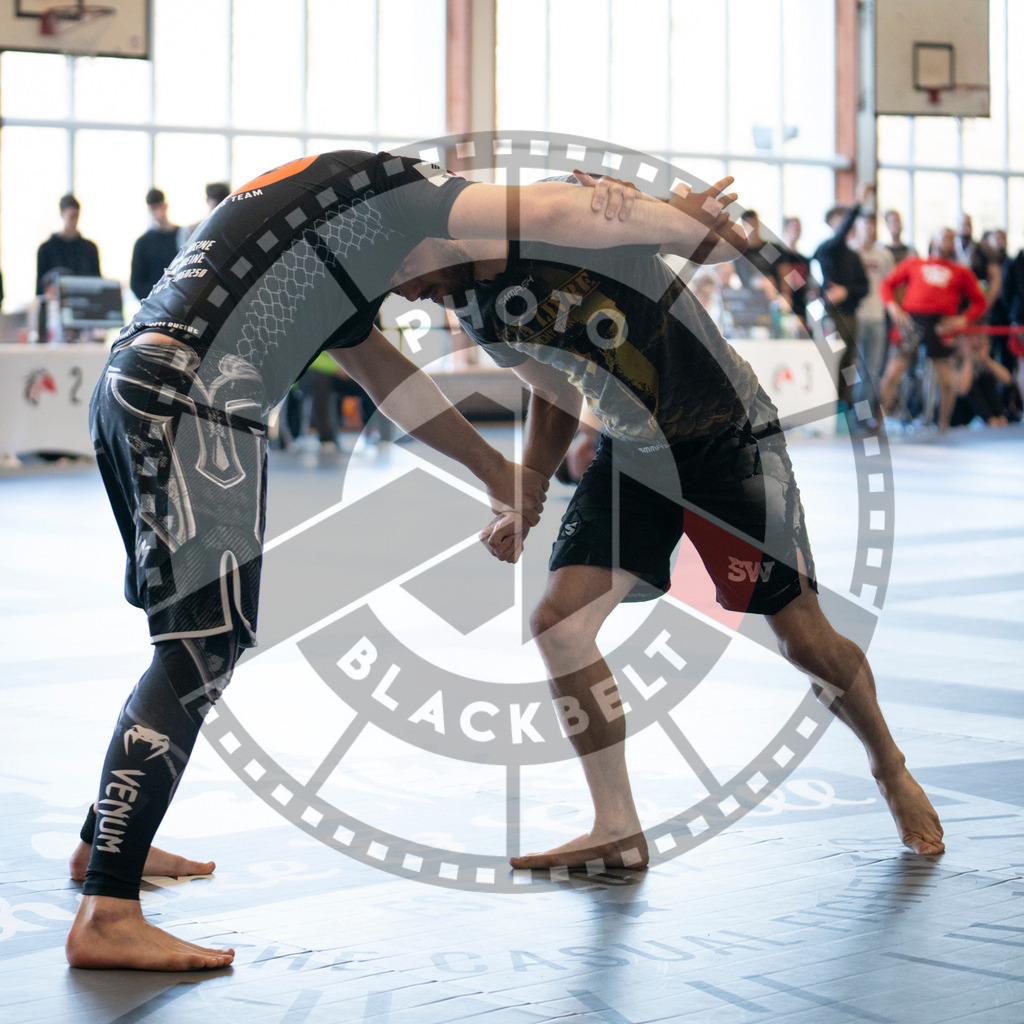 20240309PBB7304 | Fighters compete during the International Luta Livre (ILLCS) Spring Championship in Hannover, Germany, on March 9, 2024.