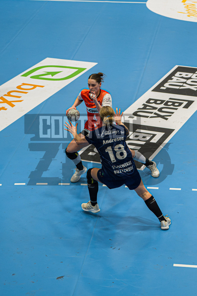 Handball I Frauen I Saison 2025-2026 I Bundesliga I Buxtehuder SV - HSG Blomberg-Lippe | CONTRAST ZERØ MEDIA - Realisiert mit Pictrs.com