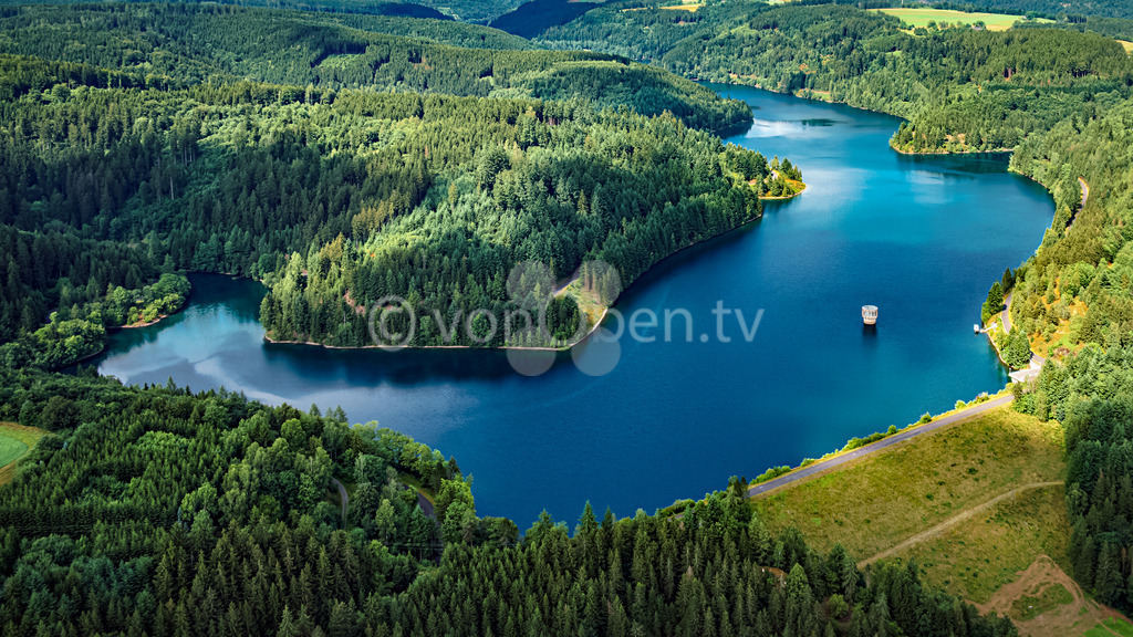 Die Ködeltalsperre bei Mauthaus | Luftbilder, Drohnenbilder, Oberfranken, Bayern, Kronach, Lichtenfels, Kulmbach, Thüringen, Frankenwald, Thüringerwald - Realisiert mit Pictrs.com