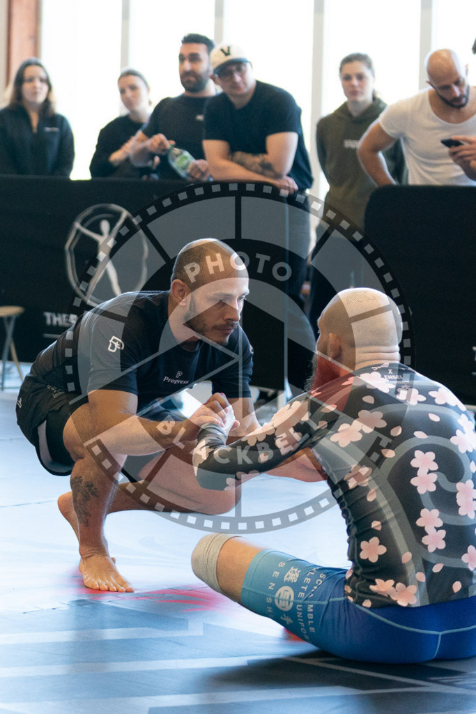 20250329PBB3577 | Fighters compete during the International Luta Livre (ILLCS) Germany IX Spring 2025 Competition spring on March 29, 2025 in Hannover, Germany.© Chiara Dazi