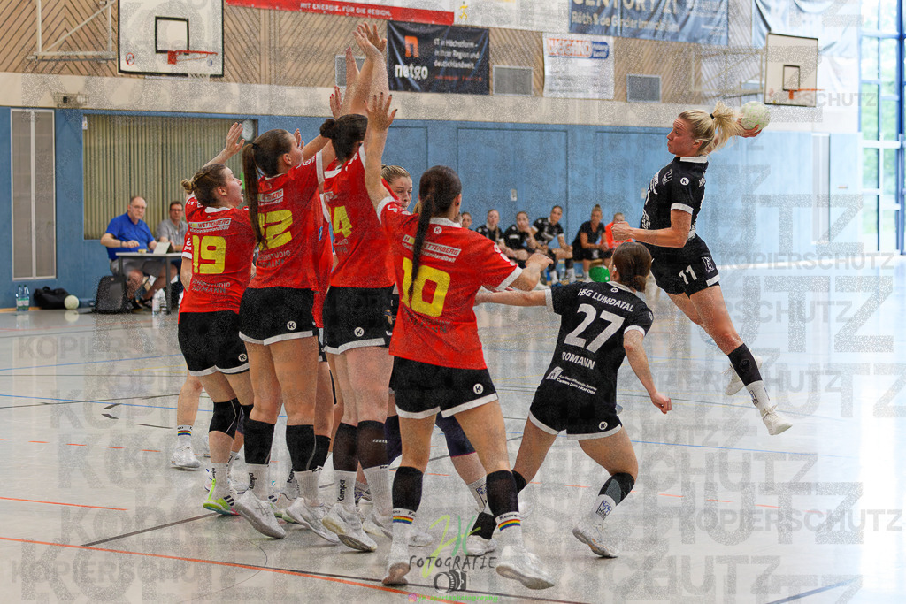HSG Wettenberg - HSG Lumdatal | Wiederholungs-/Entscheidungsspiel um die Meisterschaft in der Frauen Oberliga Mitte und Aufstieg in die RegionalligaHSG Wettenberg - HSG Lumdatal am 11.05.2025 in Launsbach (Wettenberg) (Halle GS Launsbach (Wettenberg))Photo © 2025 - Jörg Heinrich - Realisiert mit Pictrs.com