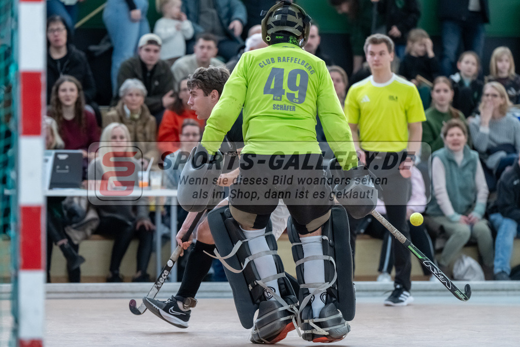 HK_20250202_102304 | 2. Bundesliga Halle Herren Club Raffelberg - Schwarz Weiss Köln am 2.2.2025 Halle am Raffelberg, Duisburg ,