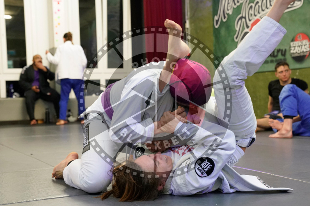 20240413PBB7967 | Fighters compete during the Grapplethon 24hours of rolling for a reason in Hamburg, Germany, on April 13, 2024.