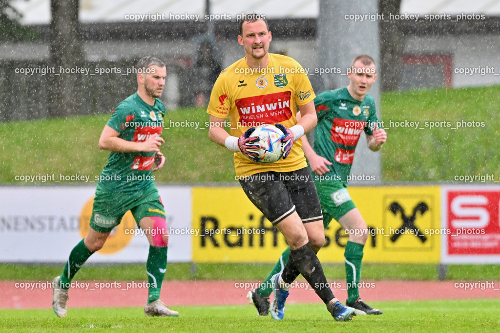 SV Rapid Lienz vs. URC Thal Assling | #1 Julian Weiskopf Rapid Lienz, SV Rapid Lienz vs. URC Thal Assling, SV Rapid Lienz vs. URC Thal Assling am 08.06.2024 in Lienz (Dolomiten Satadion), Austria, (Photo by Bernd Stefan)