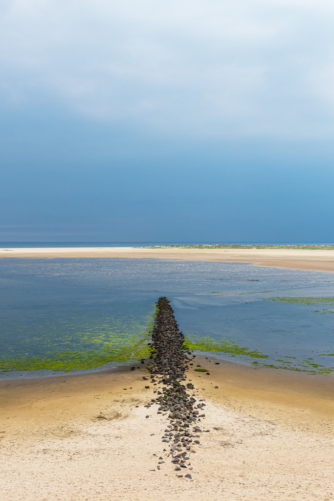 Strand mit Buhne in Wittdün auf der Insel Amrum | Strand mit Buhne in Wittdün auf der Insel Amrum.