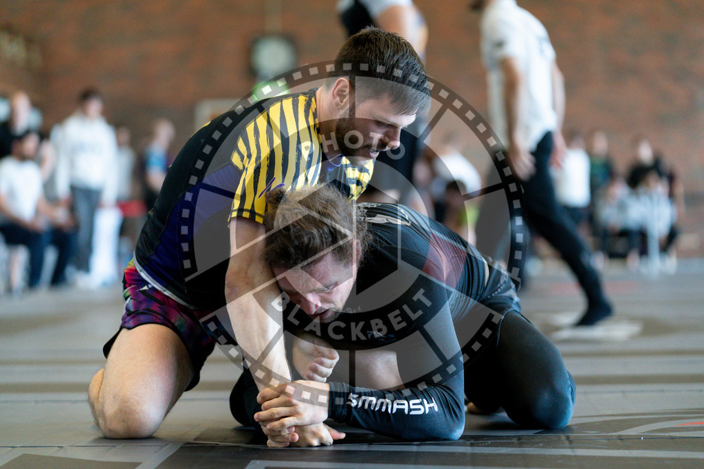 20240608PBB00930 | Fighters compete during the ILLCS VII summer edition luta livre competition in Hannover, Germany, on June 8, 2024.