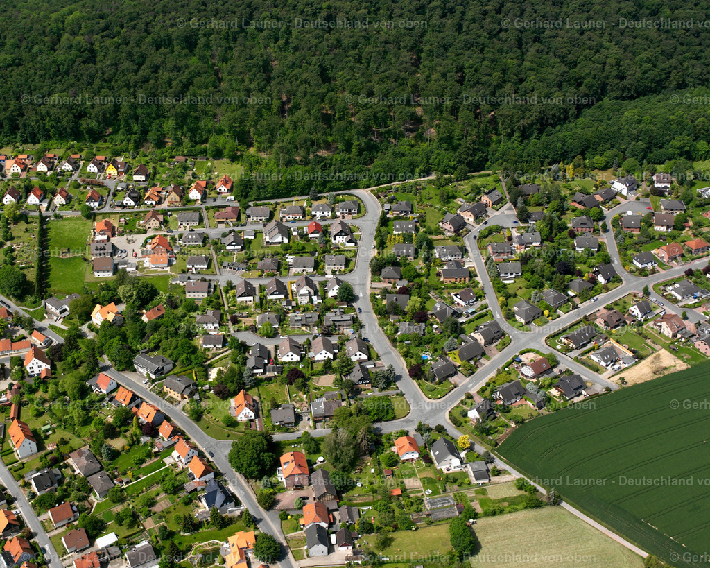 2638121 | LIEBENBURG 09.06.2006 Von Wald und Forstgebieten umgebener Ortskern der Straßen und Häuser und Wohngebiete in Liebenburg im Bundesland Niedersachsen, Deutschland // Surrounded by forest and forest areas center of the streets and houses and residential areas in Liebenburg in the state Lower Saxony, Germany Foto: Gerhard Launer