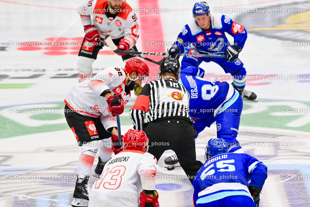 EC IDM Wärmepumpen VSV vs. Comarch Cracovia 11.9.2022 | Christian Bo Persson Referee, #55 Robert Sabolié, #84 Andrew Desjardins, #13 Radoslaw Sawicki, #88 Roman Rác