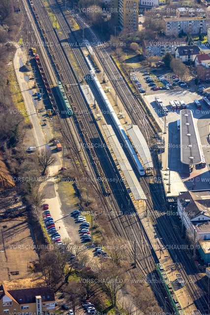Unna230213124 | Luftbild, Bahnhof Unna, Unna, Ruhrgebiet, Nordrhein-Westfalen, Deutschland