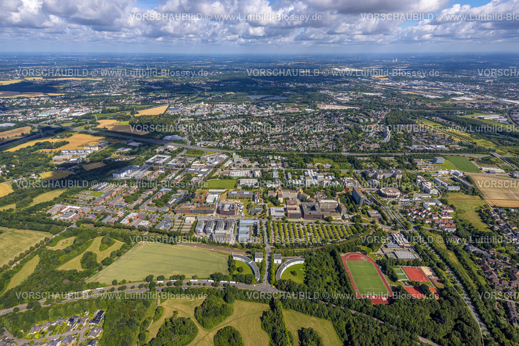 Dortmund240700460 | Luftbild, TU Technische Universität Dortmund TZDO Technologiezentrum Dortmund,  Gesamtübersicht, Eichlinghofen, Dortmund, Ruhrgebiet, Nordrhein-Westfalen, Deutschland