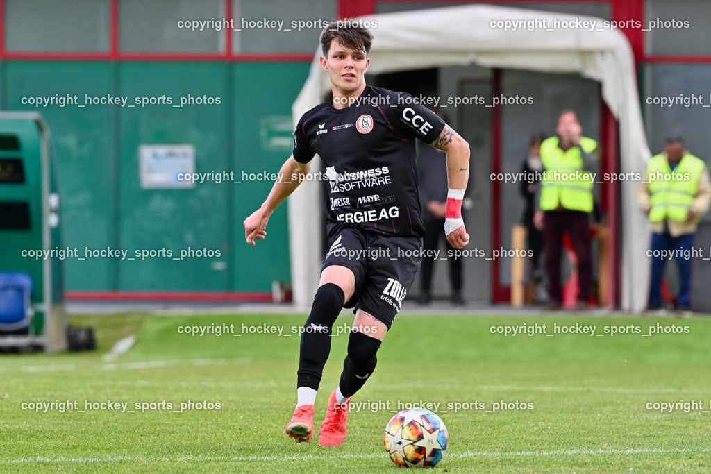 ASK Klagenfurt vs. SK Vorwärts Steyr 21.4.2024 | #5 Martin Coello Carrera SK Vorwärts Steyr, ASK Klagenfurt vs. SK Vorwärts Steyr 21.4.2024, ASK Klagenfurt vs. SK Vorwärts Steyr am 21.04.2024 in Klagenfurt (ASK Sportzentrum Fischl), Austria, (Photo by Bernd Stefan)